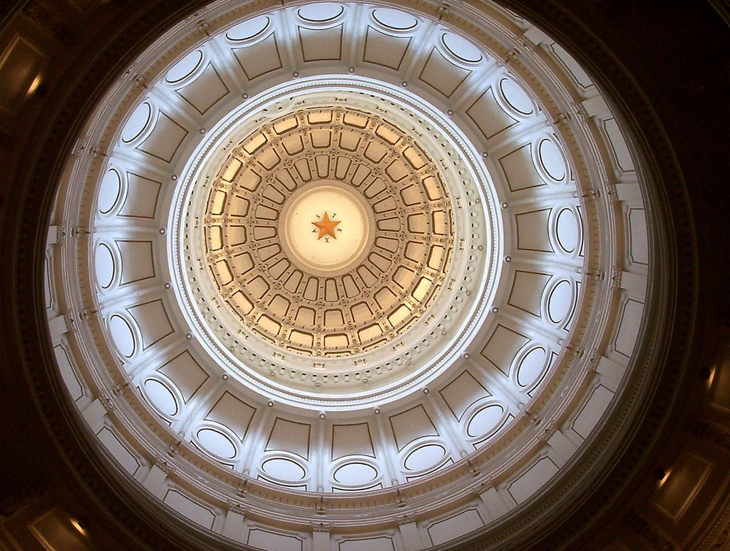 "ONE STAR" Inside the Capitol OF AUSTIN TX., Остин