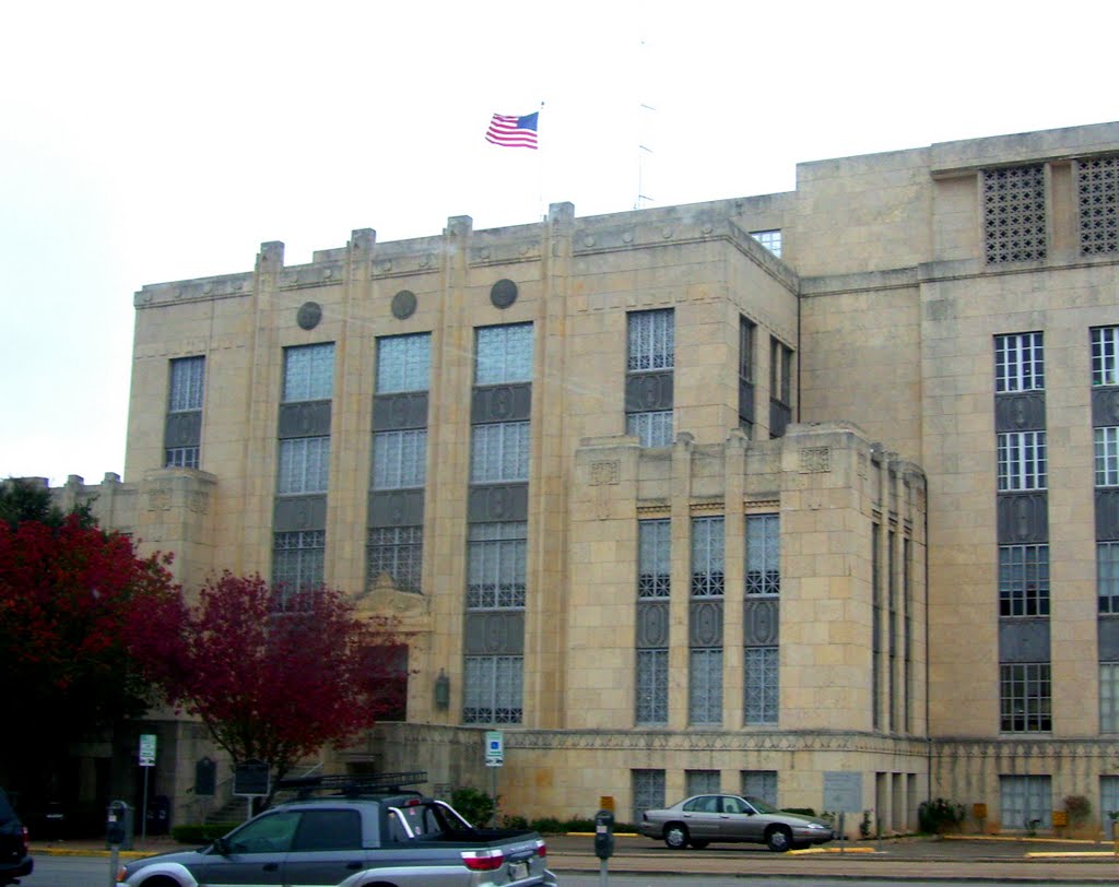 Palacio de Justicia del Condado Travis en Otoño, Остин