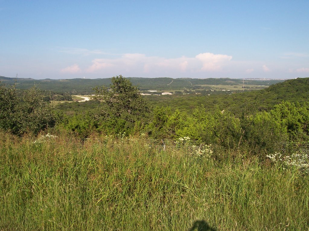 Looking northeast into Camp Bullis from East Tejas Trail, Пирсалл