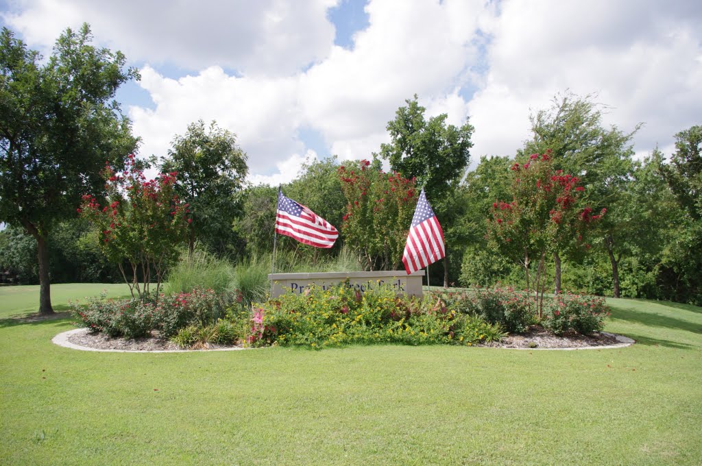 Entrance to the Prairie Creek Park. Richardson, TX. Sep 2010., Ричардсон