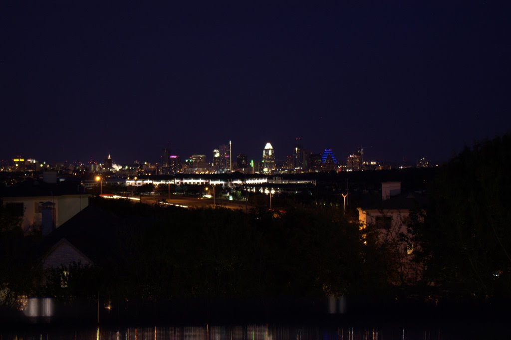 Austin skyline by night, Роллингвуд