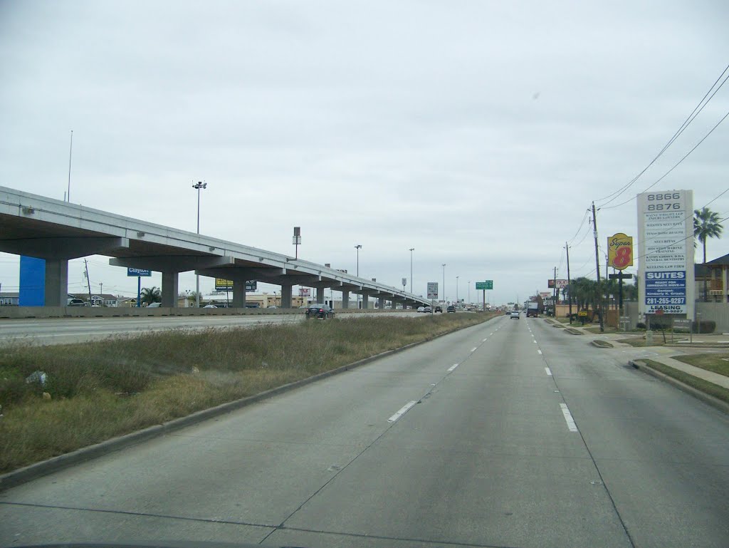Gulf Freeway, Саут-Хьюстон