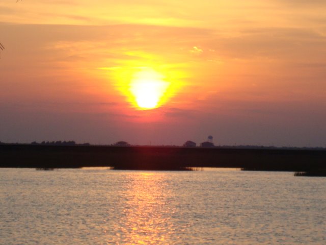 un atardecer en bayou vista, Сегуин