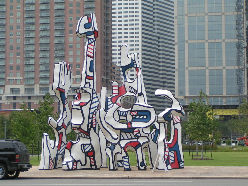 Sculpture in downtown Houston, Хьюстон