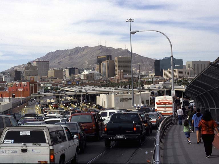 El Paso Downtown and Franklin Mountains, Эль-Пасо