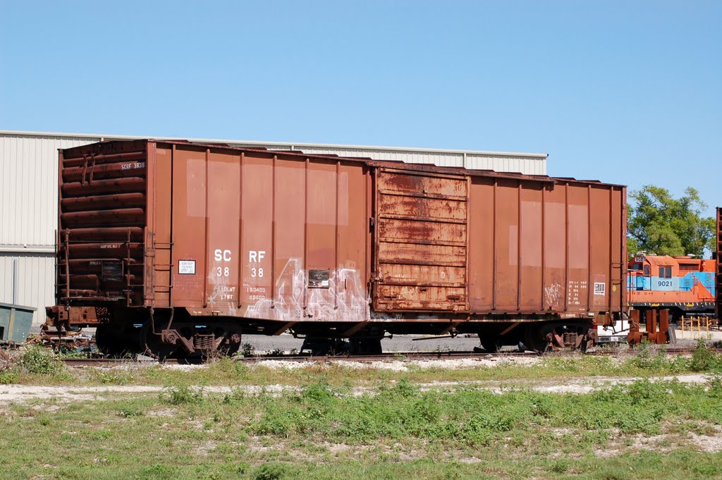 South Central Florida Express Railroad Box Car No. 3838 at Clewiston, FL, Гарлем