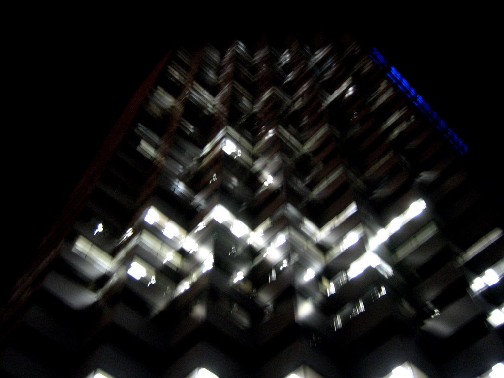 Bellsouth Building at night, Джексонвилл