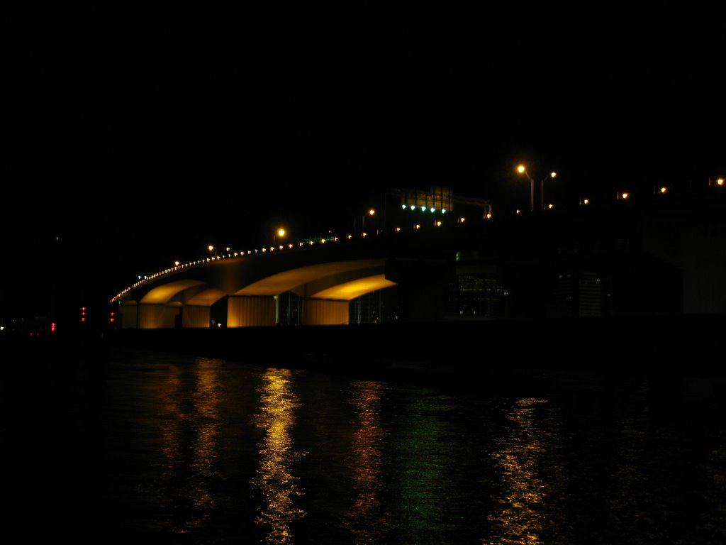 Acosta Bridge at Night before Boat Show 2, Джексонвилл