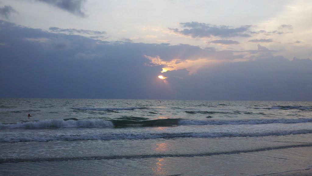 Sunset at Indian Rock Beach Florida, Индиан-Рокс-Бич