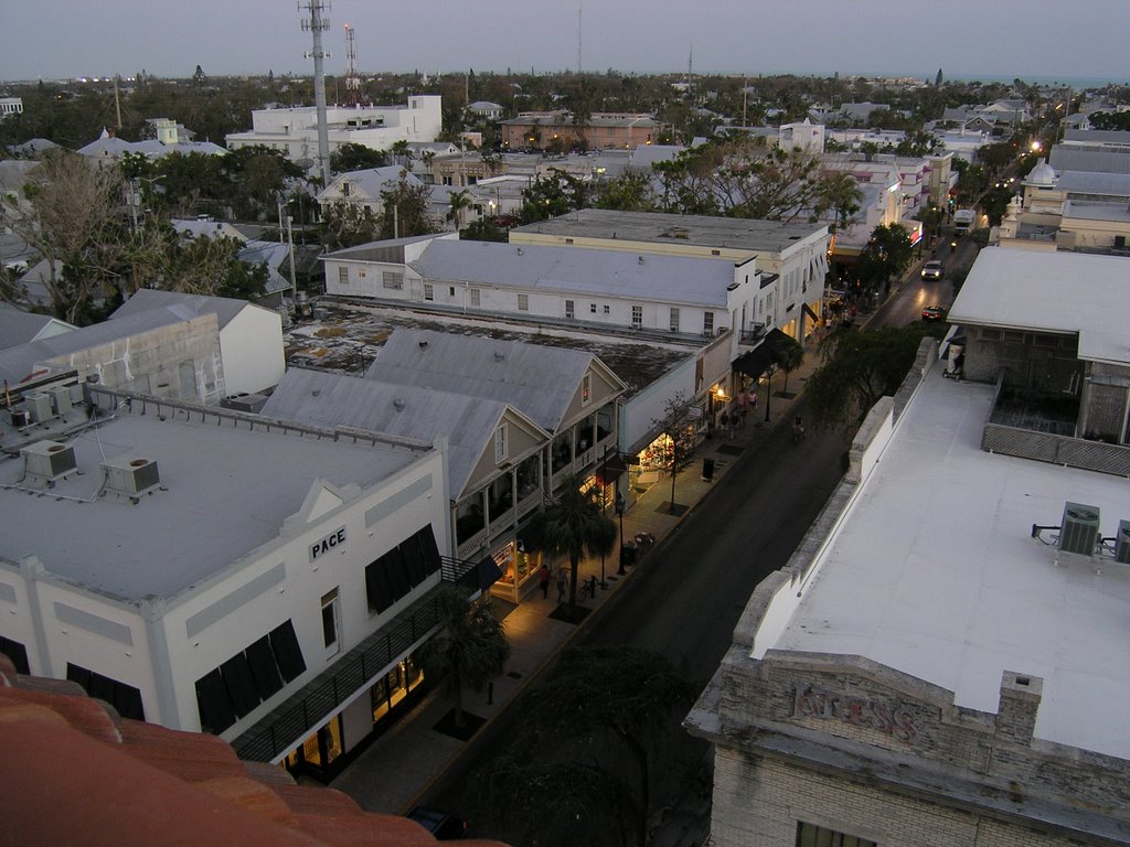 Key West - Duval Street view from La Concha (3/2006), Ки-Уэст