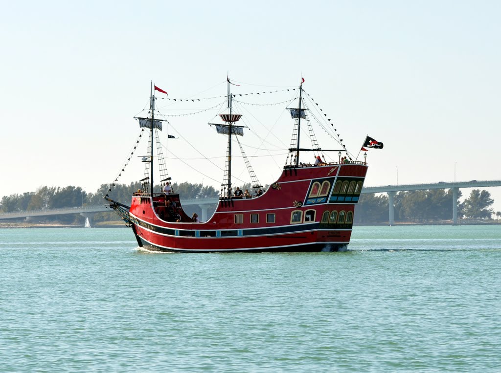 A Pirate Themed Excursion Ship In Clearwater, Клирватер