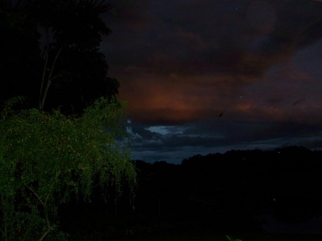 Stormy sunset, Pinellas park, Florida, USA, Лилман
