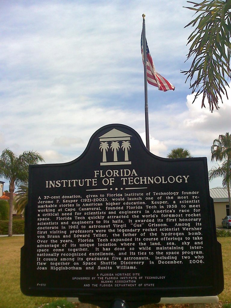Florida Tech Historic Sign, Мельбурн