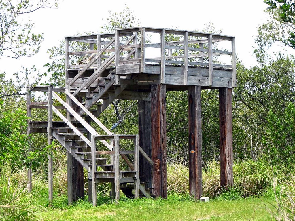 Observation platform in Ulumay, Мерритт-Айленд