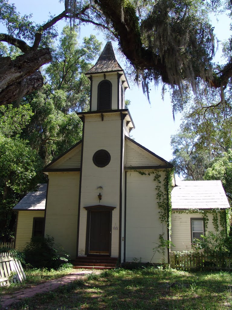 1880s Bapist church of Micanopy, established in 1852, now used as house (4-30-2011), Миканопи