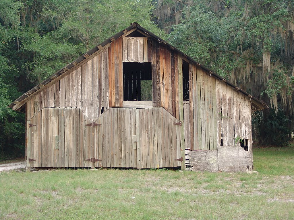 weathered barn overlooking Tuscawilla Lake (6-2011), Миканопи
