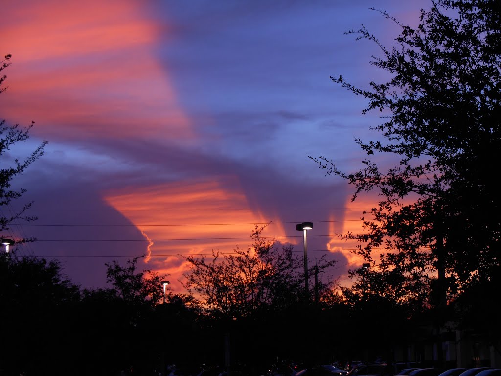 Puesta de sol en West Park, Florida, EE. UU., Мирамар