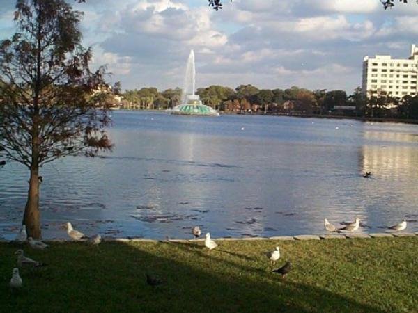Eola Lake Park en Orlando, 2000, Орландо