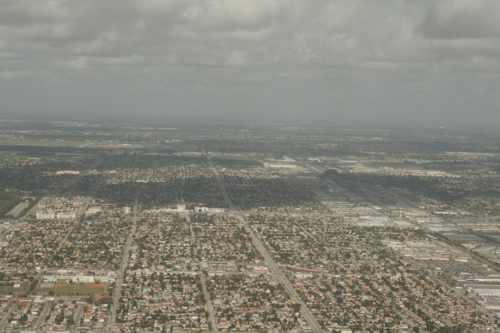 Miami, air view, Пайнвуд
