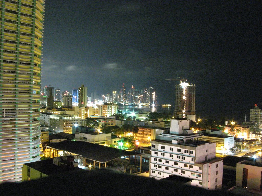 view panama by night hotel Soloy, Панама-Сити