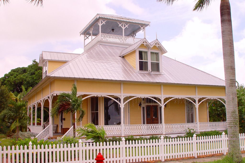 classic Florida architecture, 1893 Sandlin house, Punta Gorda Fla (8-2008), Пунта-Горда