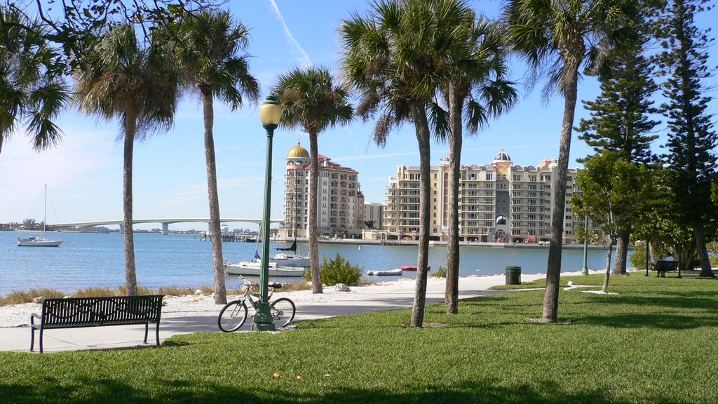 Harbour Outlook to Bridge, Sarasota, Florida, Сарасота