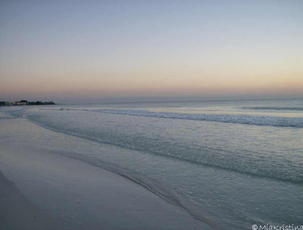 Sunset on Crescent Beach, Siesta Key Florida, Сиеста-Ки