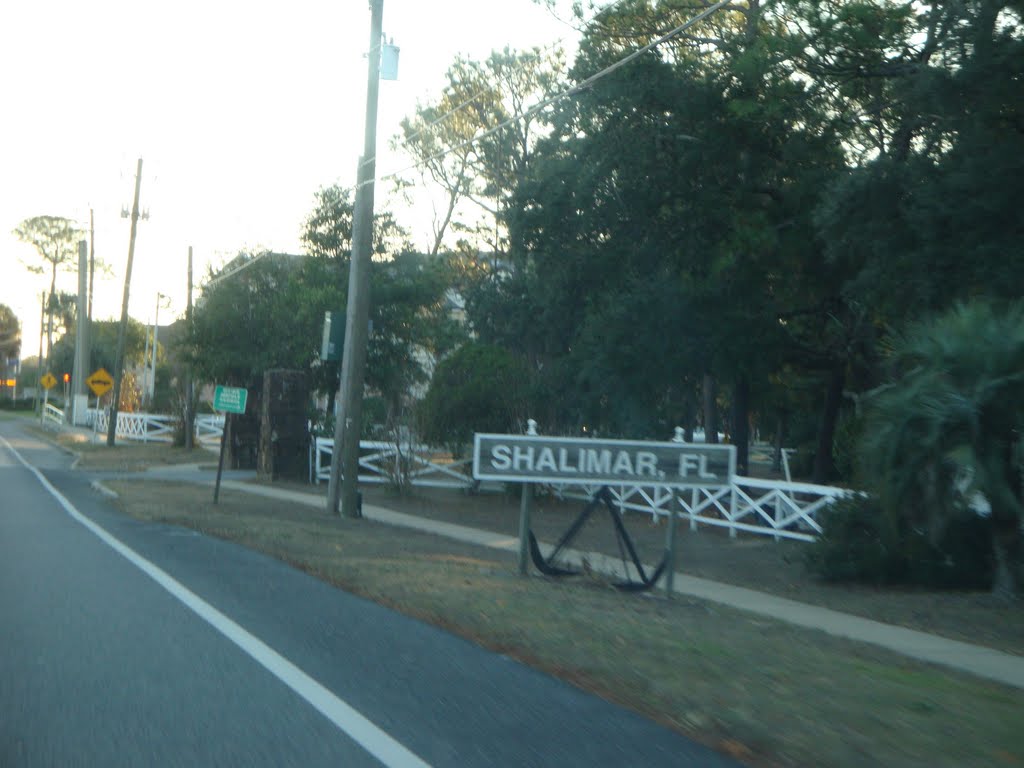 Shalimar Town Sign, Шалимар