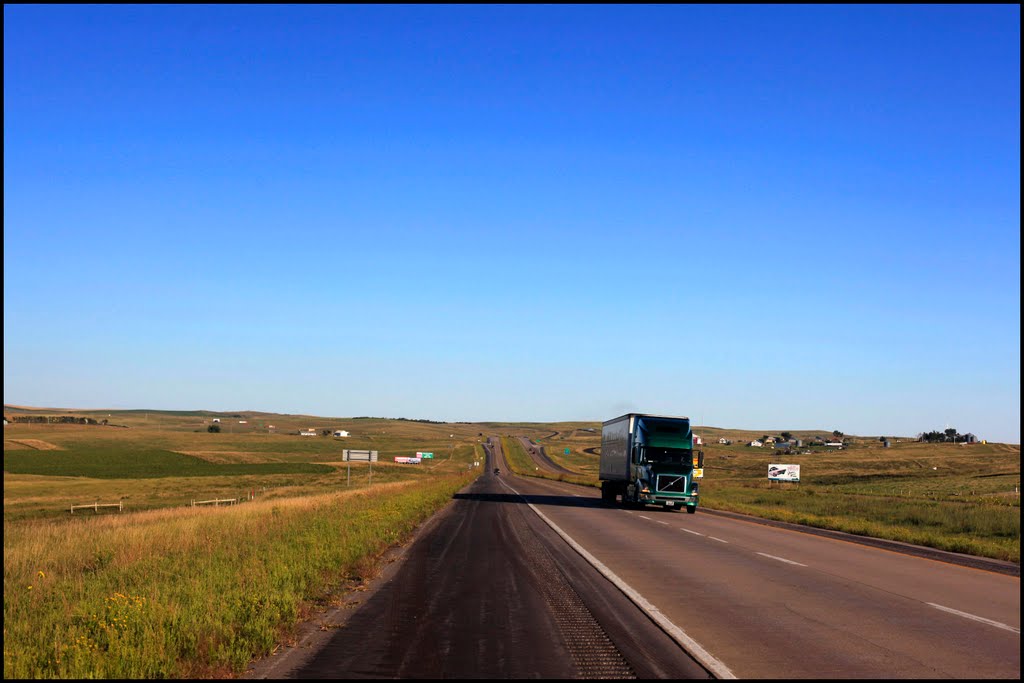 I-90 road at South Dakota, Ватертаун