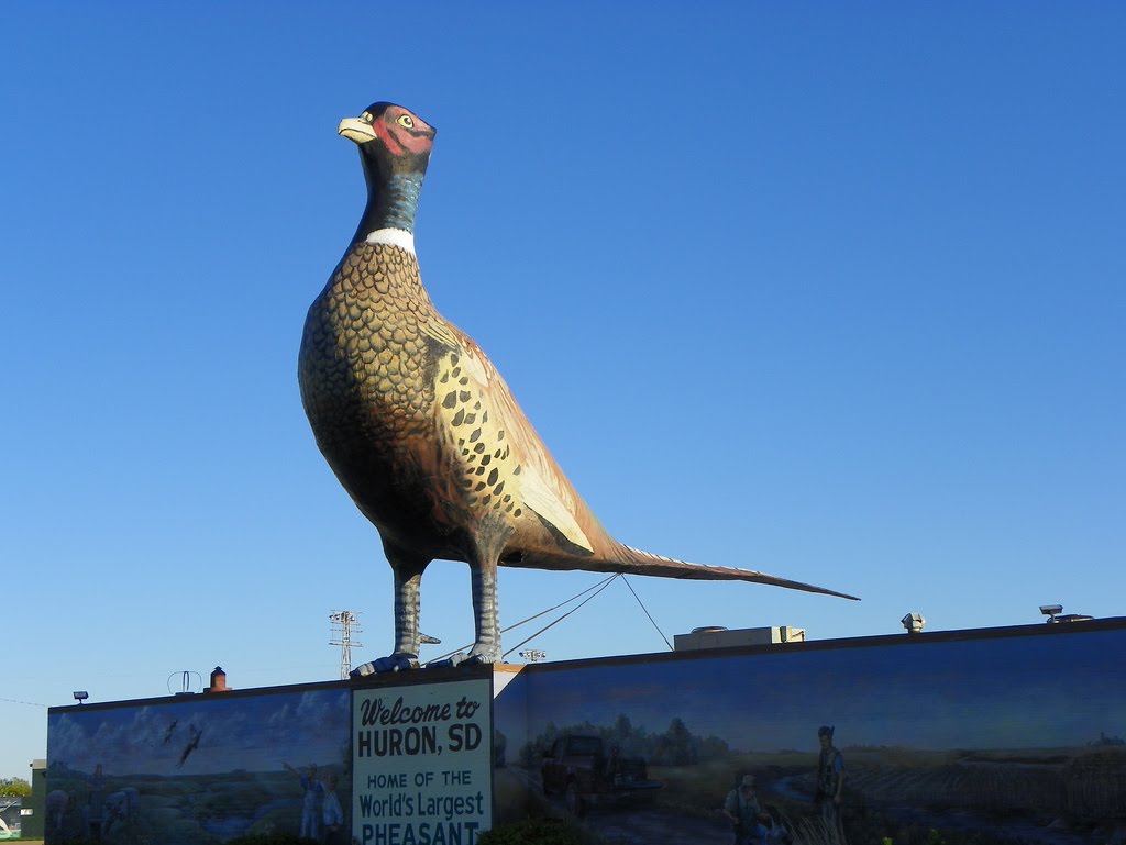 Worlds Largest Pheasant, Huron, Beadle County, South Dakota, Гурон