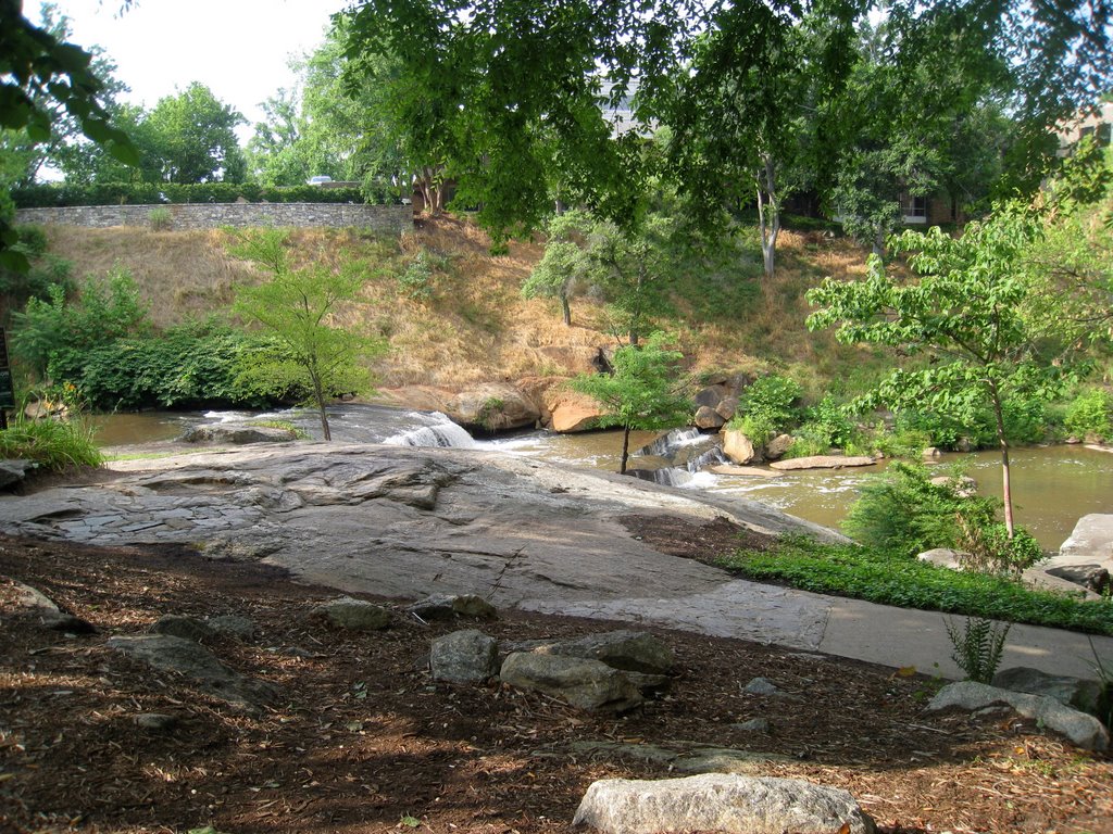 Lower part of Reedy River Falls, Гринвилл