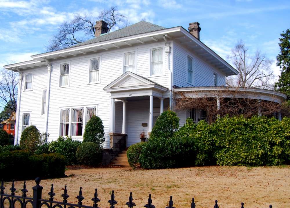 Louis Burdell Houston House - 213 Butler Street, Greenville, SC, Гринвилл