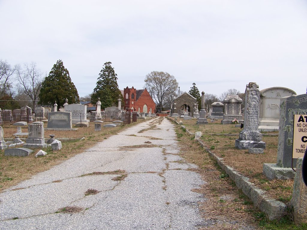 Mt. Pisgah A.M.E. Church from the Historic Magnolia Cemetery, Гринвуд