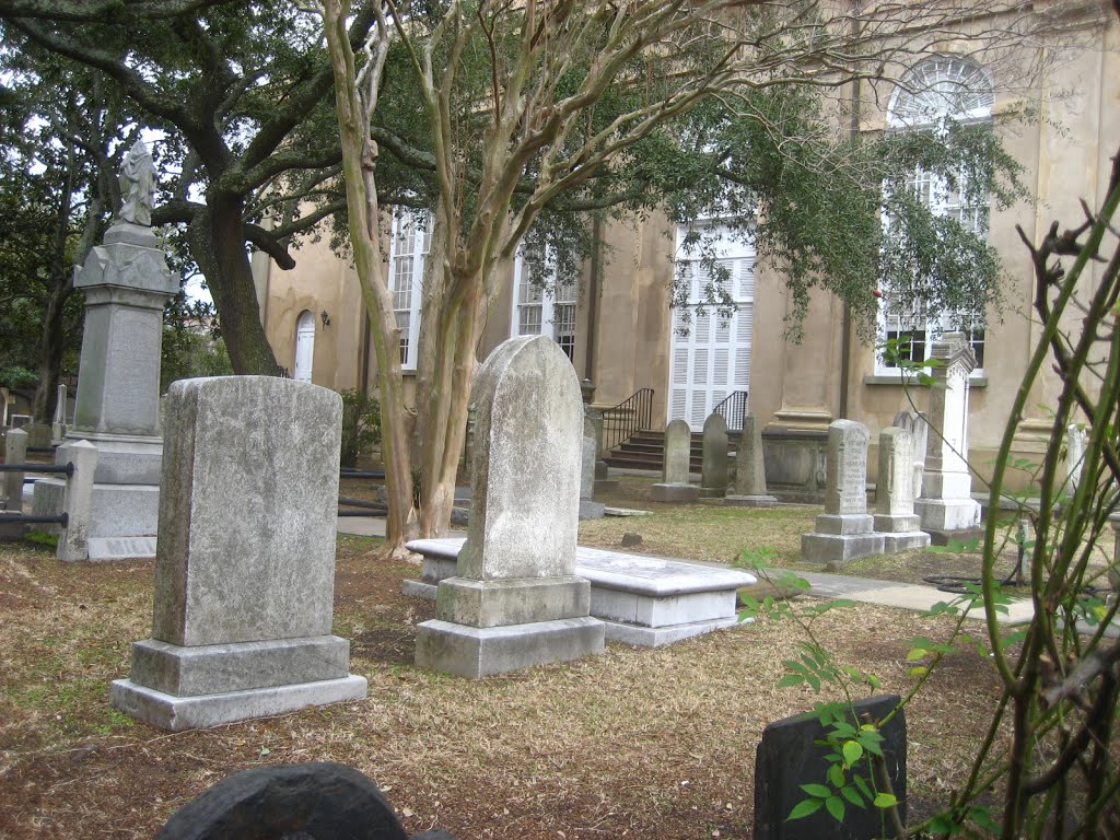 a churchyard in Charleston, Джеймс-Айленд