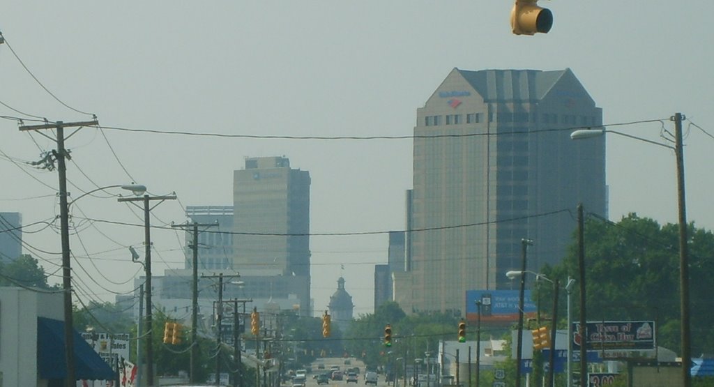 Skyline coming from North Main St., Колумбиа