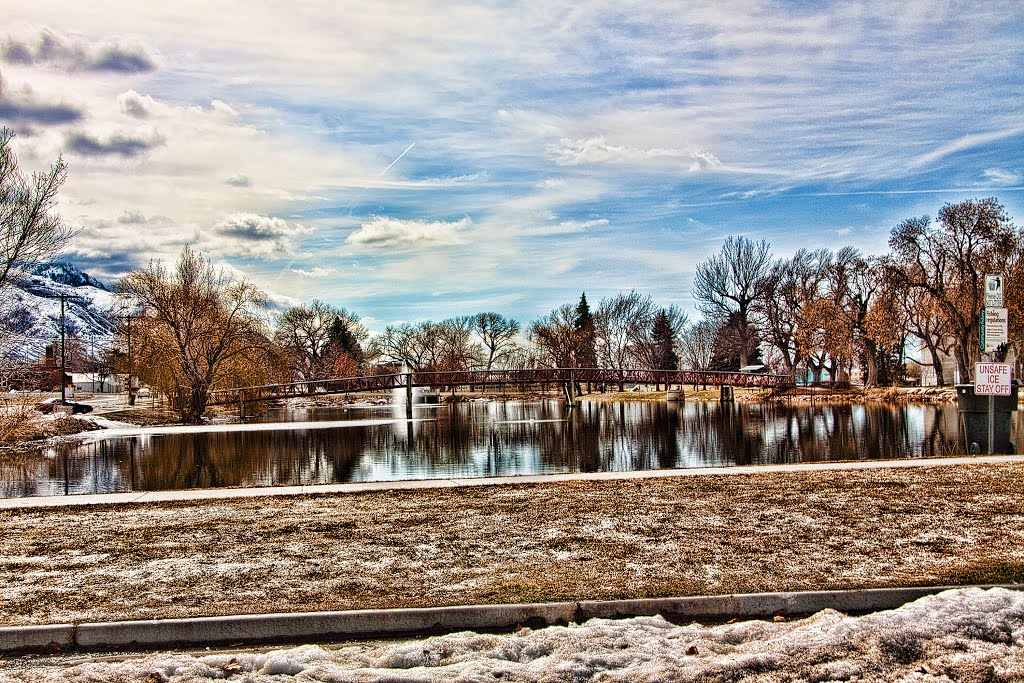 Pond At Pioneer Park, Бригам-Сити