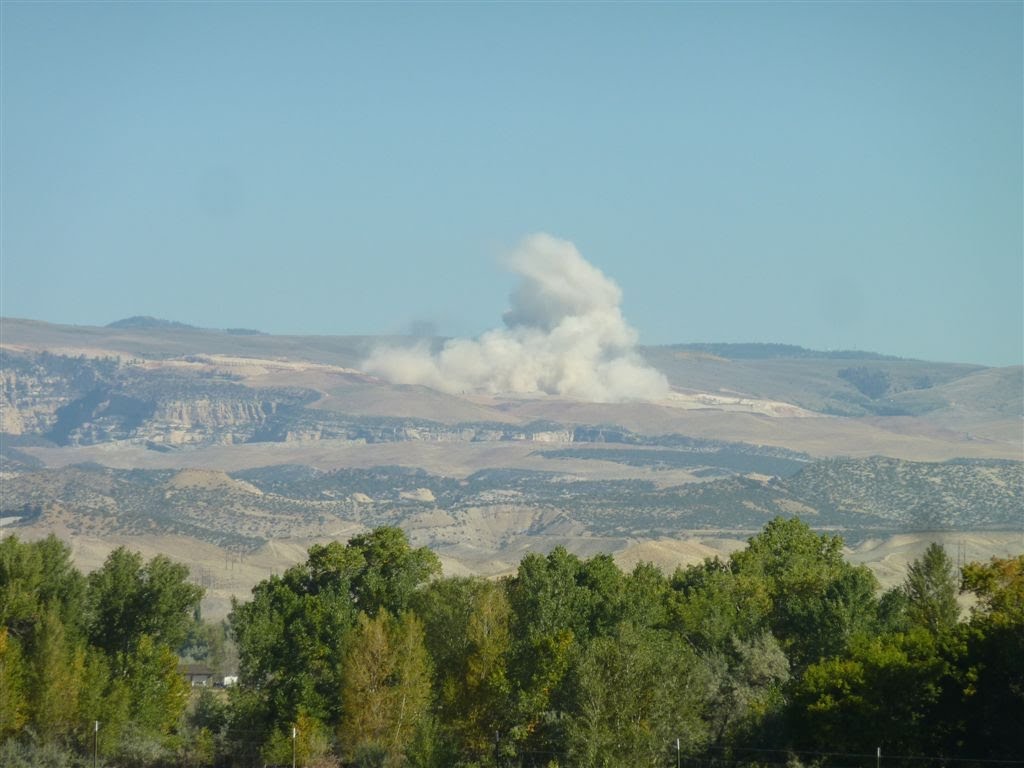 Powder Blast at SF Phosphates Ltd. operations north of Vernal, Utah, Вернал