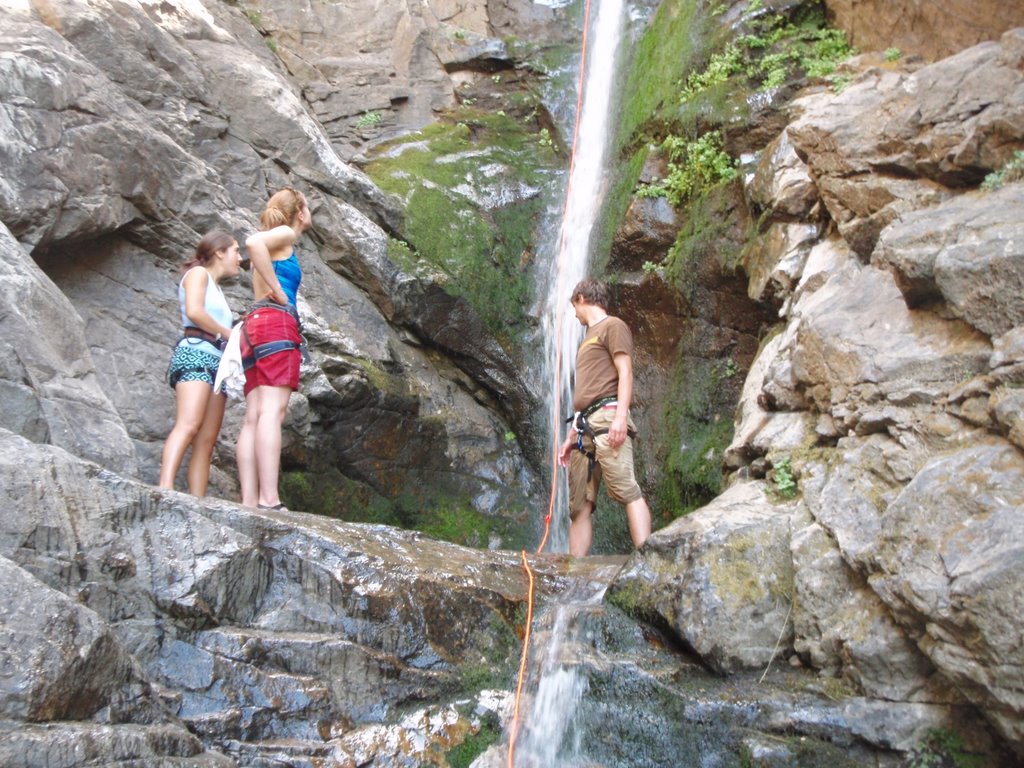 Bottom of waterfall in Rocky Mouth Canyon, Гранит-Парк