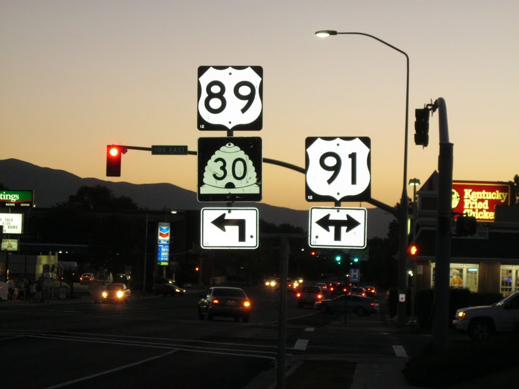 Updated US-89/UT-30 and US-91 Signs, Логан