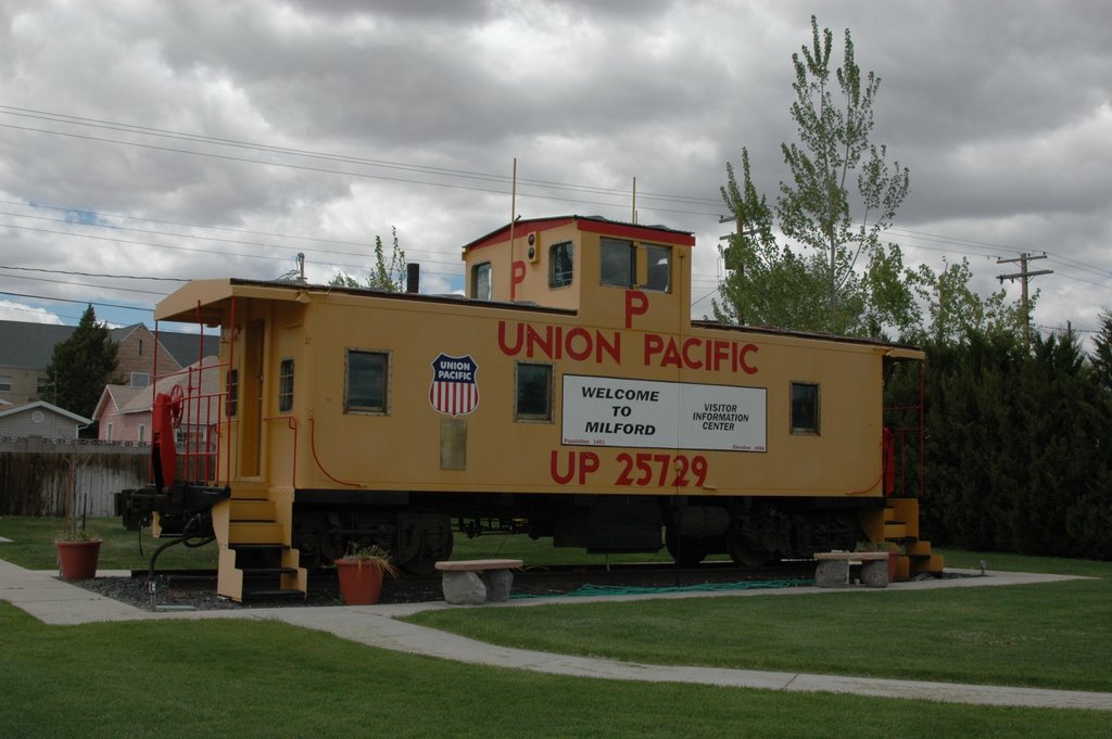 Milford, UT - Visitors Center - Union Pacific Caboose, Милфорд