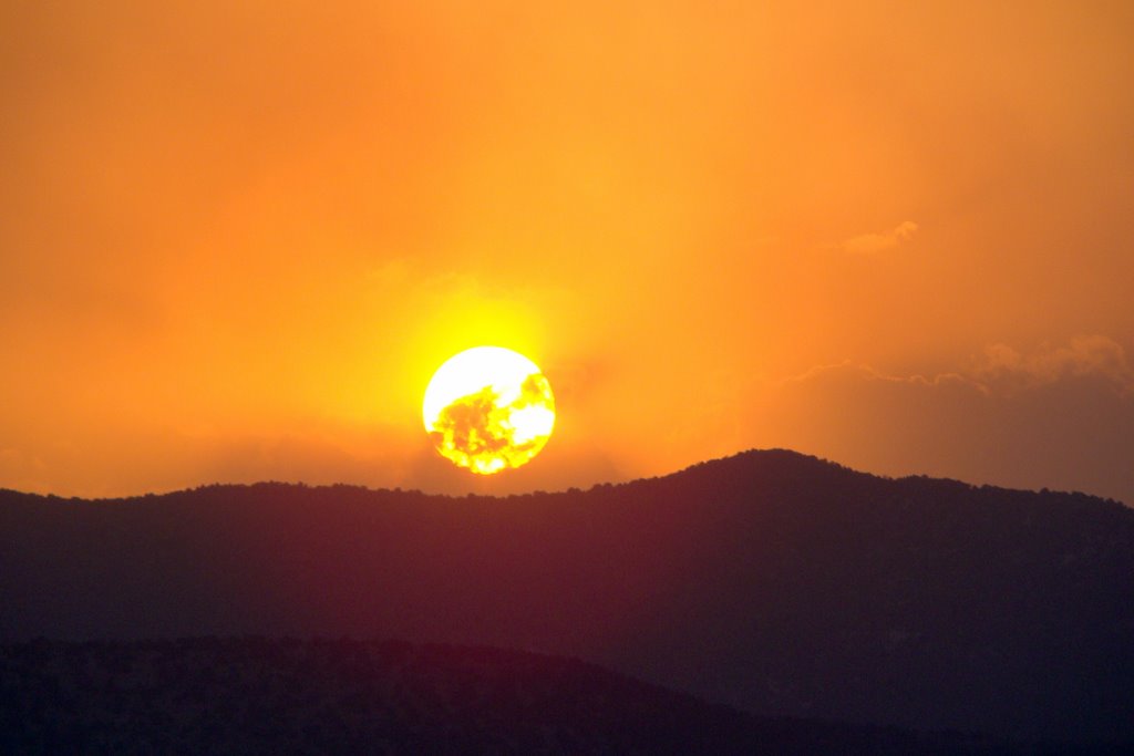 fire sunset, Моаб