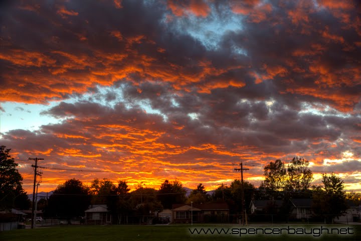 sunset from murray high school, Муррей