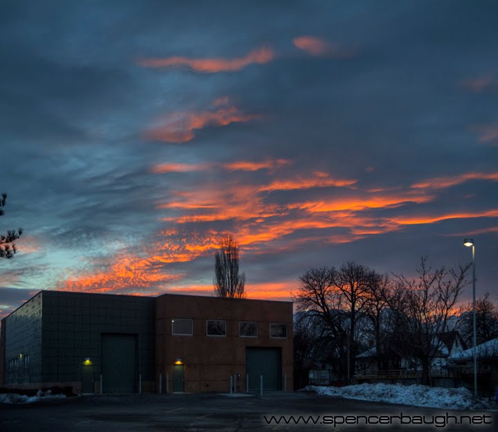 sunrise from salt lake community college south campus parking lot, Саут-Солт-Лейк