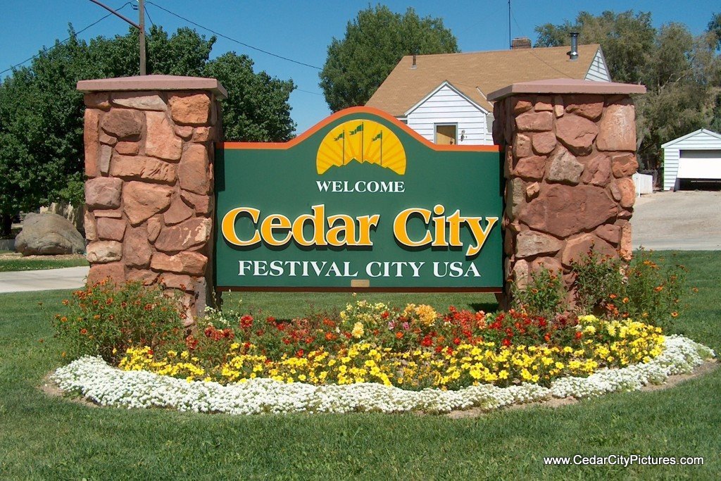 Cedar City Sign, Седар-Сити