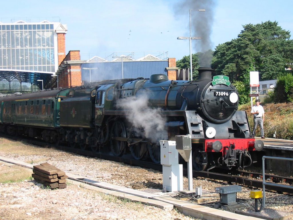 Steam special Bournemouth station, Борнмут