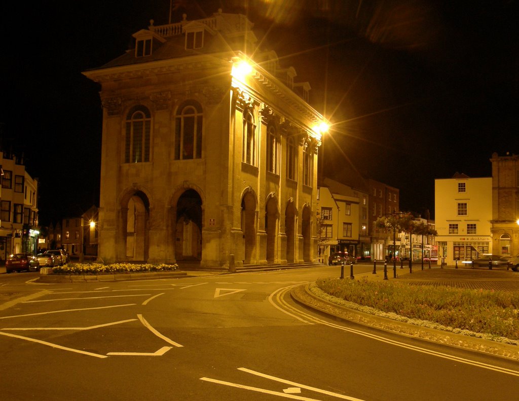 County Hall at Night, Абингдон