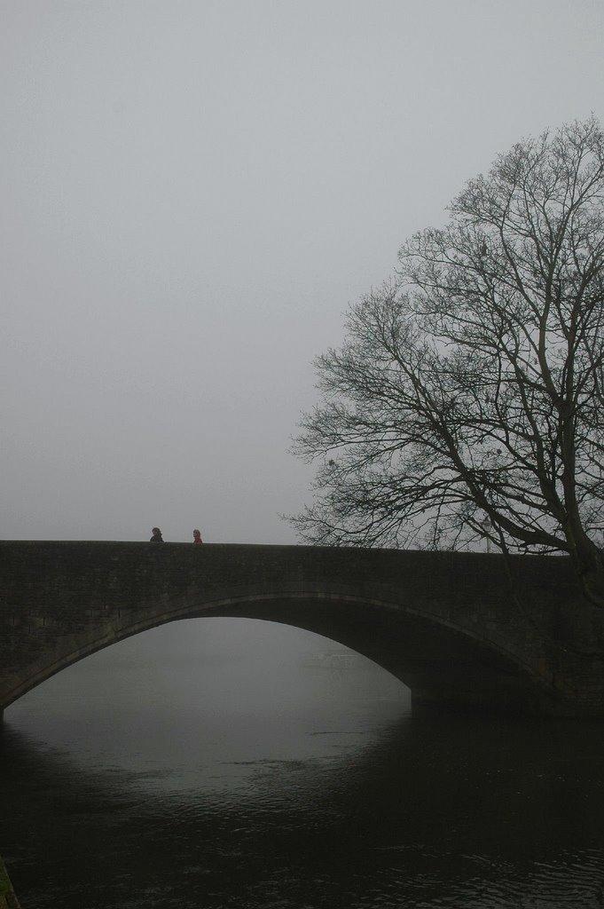 Abingdon Bridge in the fog, Абингдон