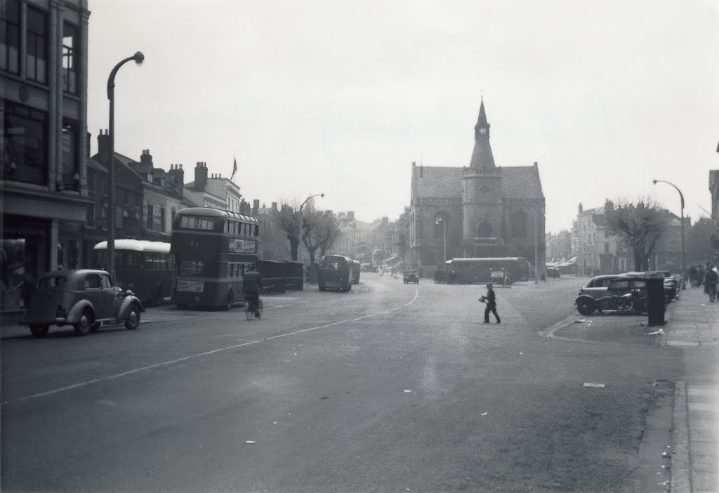 Banbury Town Hall, Bridge Street, Banbury, England, 1954, Банбери