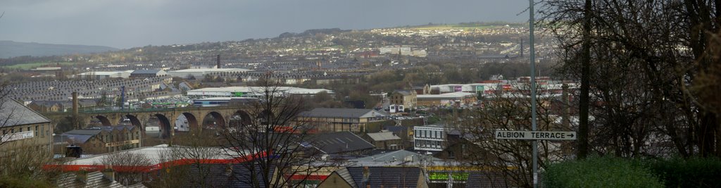 Burnley Panorama from Albion street, Барнли