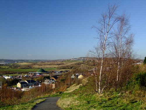 Looking north west from Wakefield Road, Барнсли